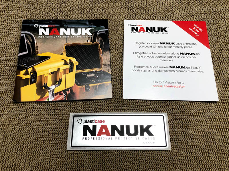 Nanuk 945の防水パネルキットNanukハードケース Lexan